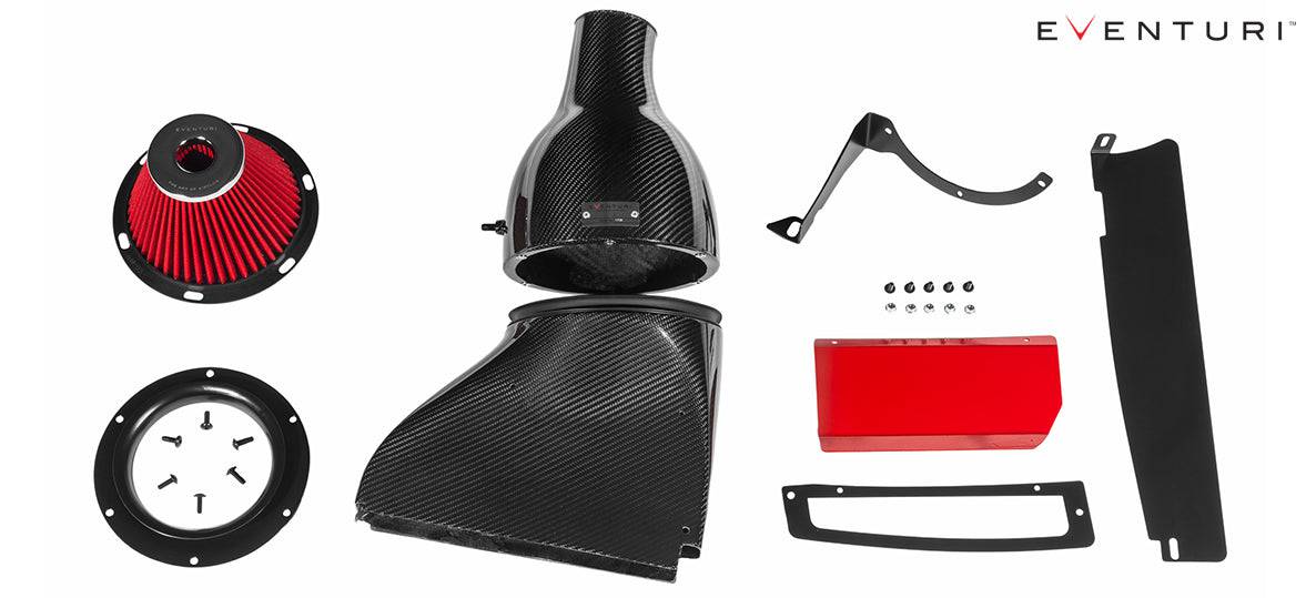 Audi S3 8V Eventuri Full Black Carbon Fibre Intake Kit (2013 - 2020) - AUTOID - Air Intakes - Eventuri