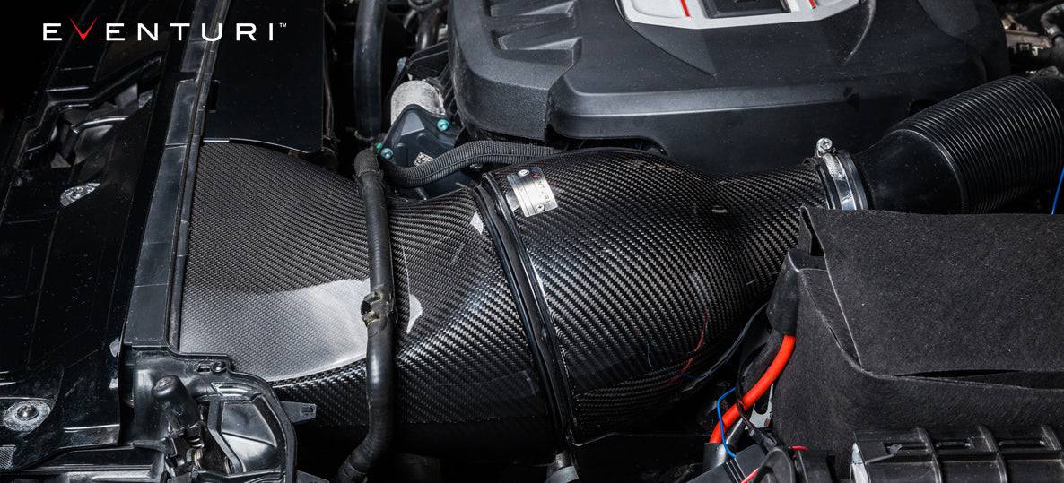 Audi S3 8V Eventuri Full Black Carbon Fibre Intake Kit (2013 - 2020) - AUTOID - Air Intakes - Eventuri