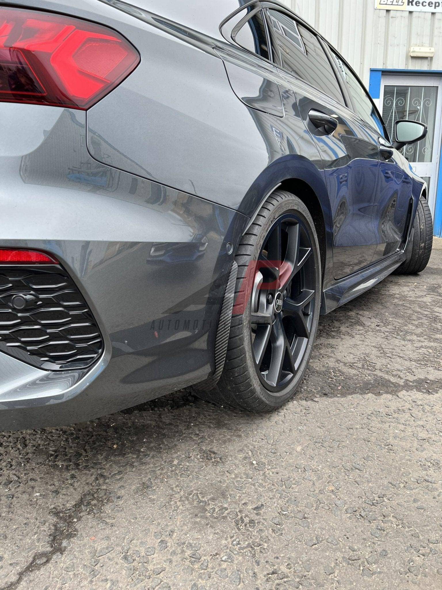 Audi S3 8Y Carbon Fibre Arch Guard Set by AP (2020+) - AUTOID - Arch Guards & Flaps - Automotive Passion