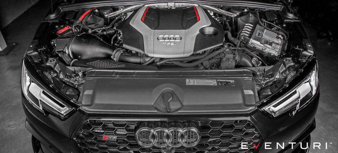 Audi S4 & S5 B9 Eventuri Carbon Fibre Intake System - AUTOID® - Air Intakes - Eventuri