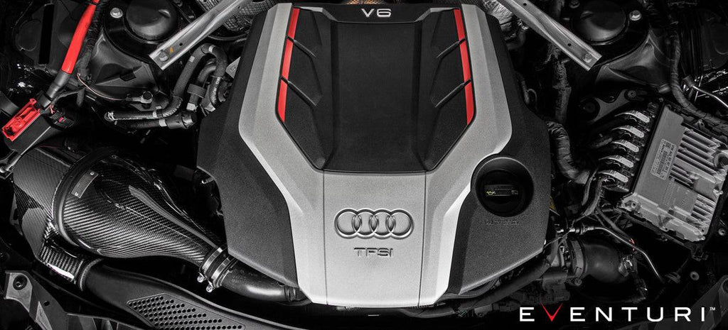 Audi S4 & S5 B9 Eventuri Carbon Fibre Intake System - AUTOID® - Air Intakes - Eventuri