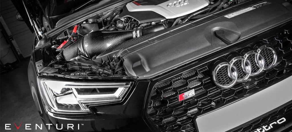 Audi S4 & S5 B9 Eventuri Carbon Fibre Intake System - AUTOID® - Air Intakes - Eventuri