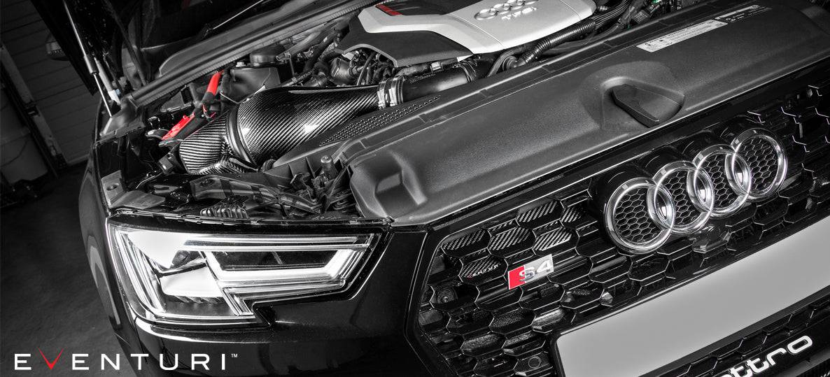 Audi S4 & S5 B9 Eventuri Carbon Fibre Intake System - AUTOID® - Air Intakes - Eventuri