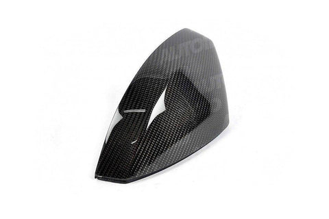 Audi 8S TT and 4S R8 pre-preg carbon fibre wing mirror cover mounting points view