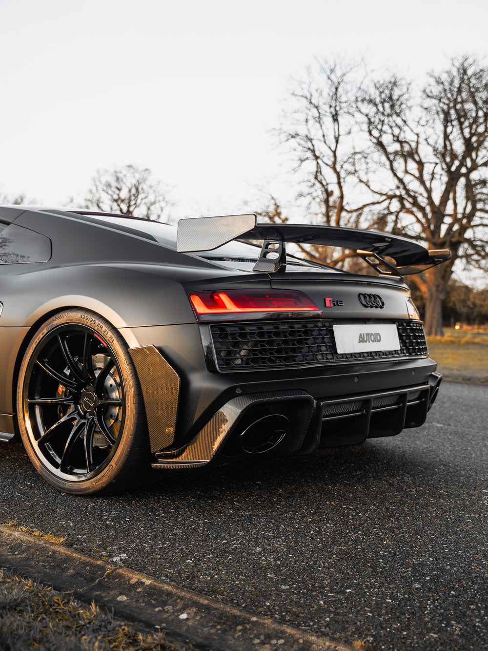 FORM Industries Audi R8 4S Facelift LCI Pre-Preg Carbon Fibre Rear Bumper Canards by FORM (2021-2024)  Bumper Inserts & Trim  AUTOID®  