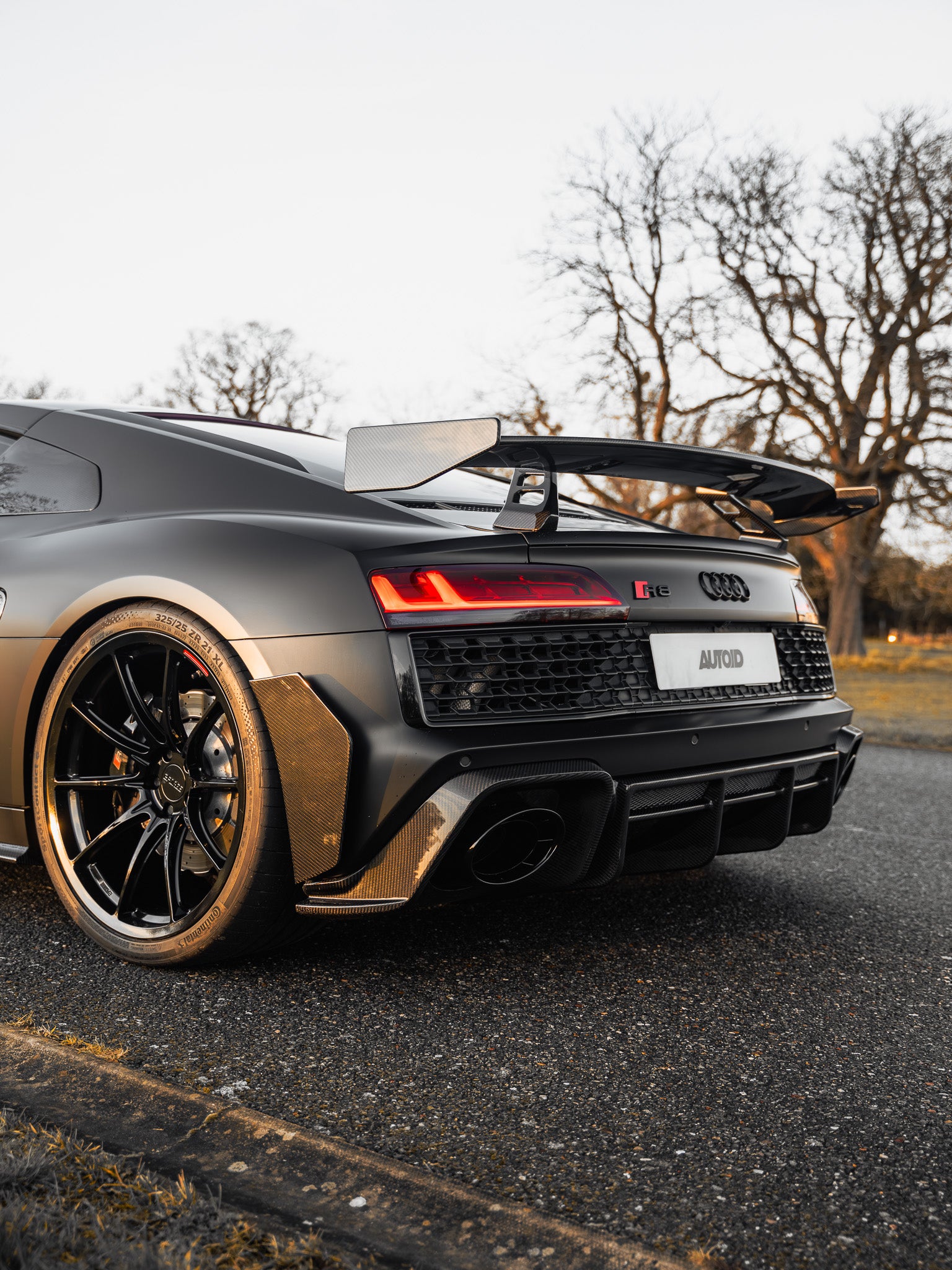 FORM Industries Audi R8 4S Facelift LCI Pre-Preg Carbon Fibre Rear Bumper Canards by FORM (2021-2024)  Bumper Inserts & Trim  AUTOID®  