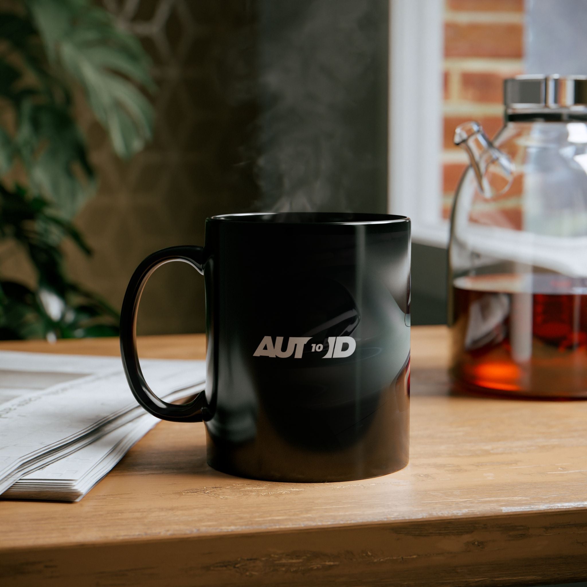 AUTOID 10 Years Black Mug - AUTOID® - Mug - Printify