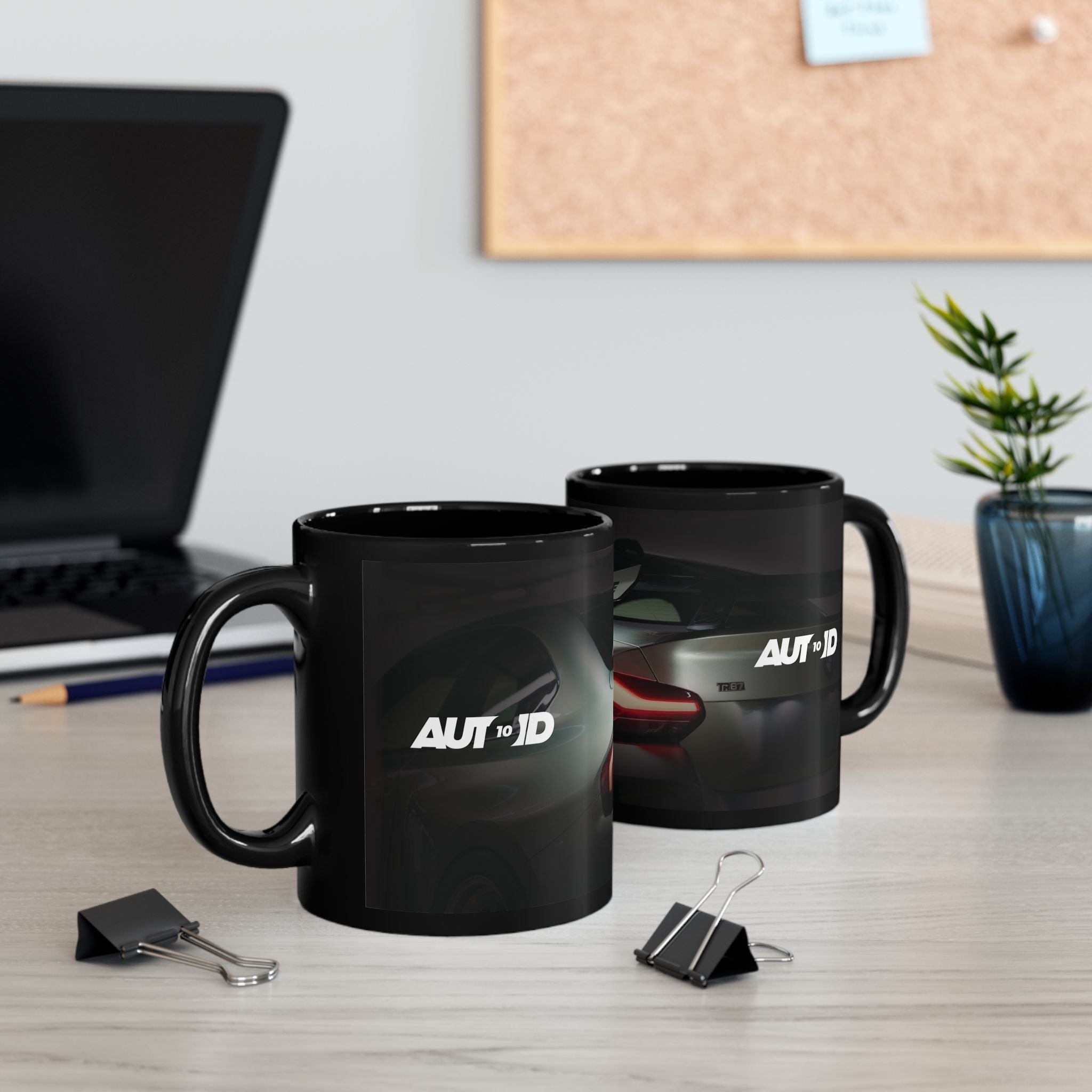 AUTOID 10 Years Black Mug - AUTOID® - Mug - Printify