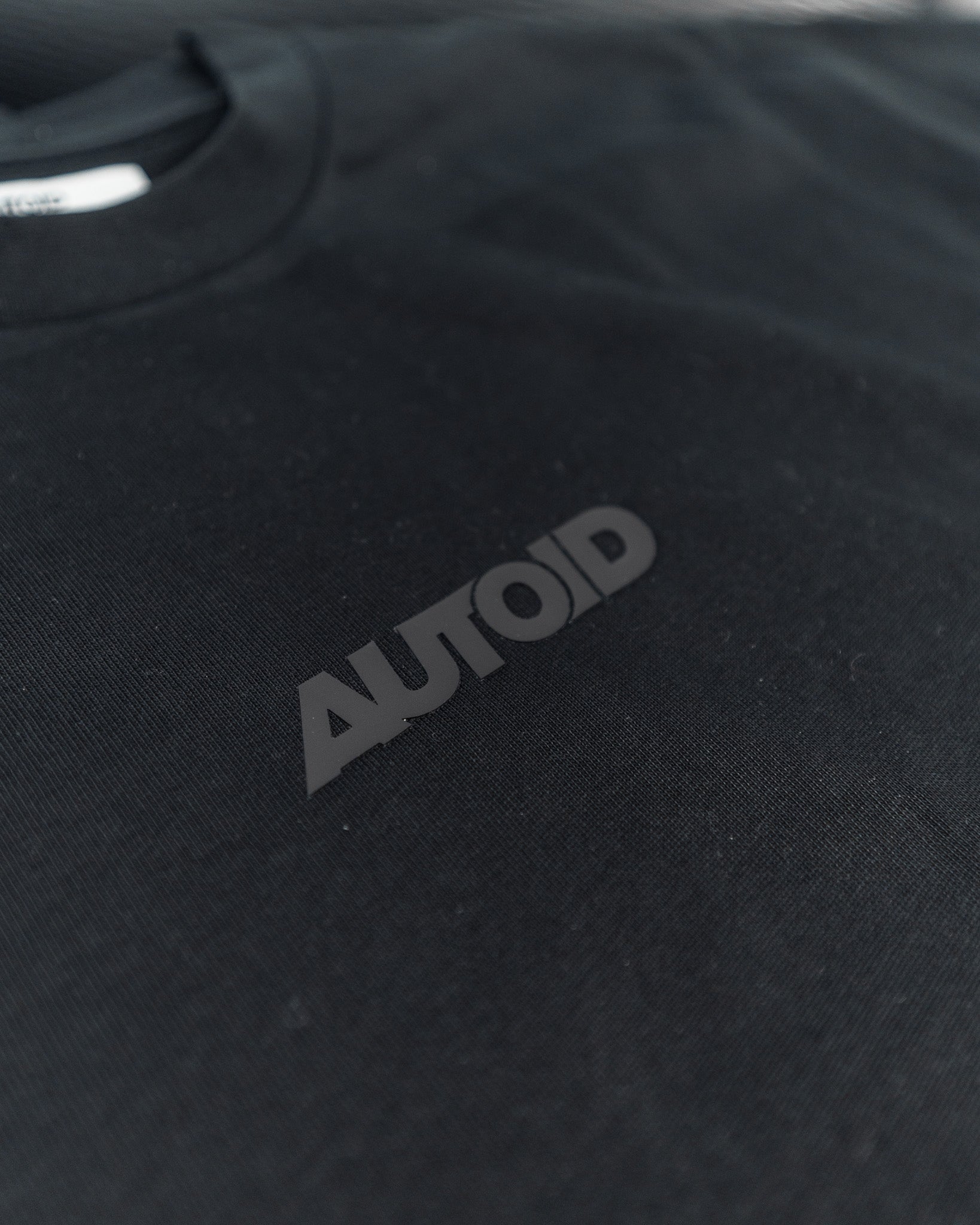 AUTOID Heavy Logo Tee - Black Out - AUTOID - T-Shirts - AUTOID