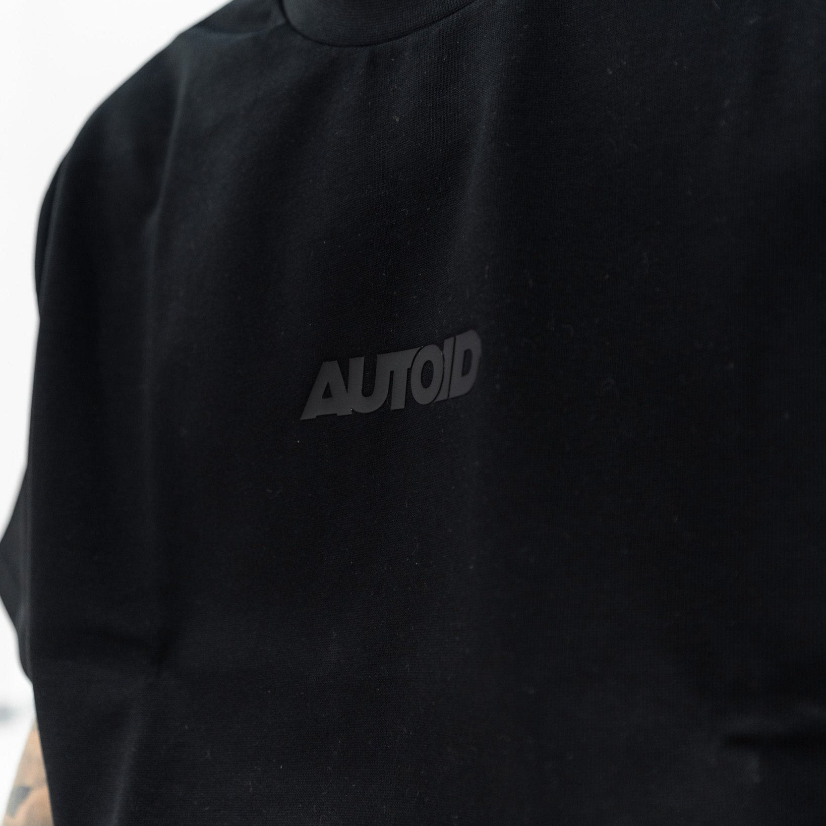 AUTOID Heavy Logo Tee - Black Out - AUTOID - T-Shirts - AUTOID