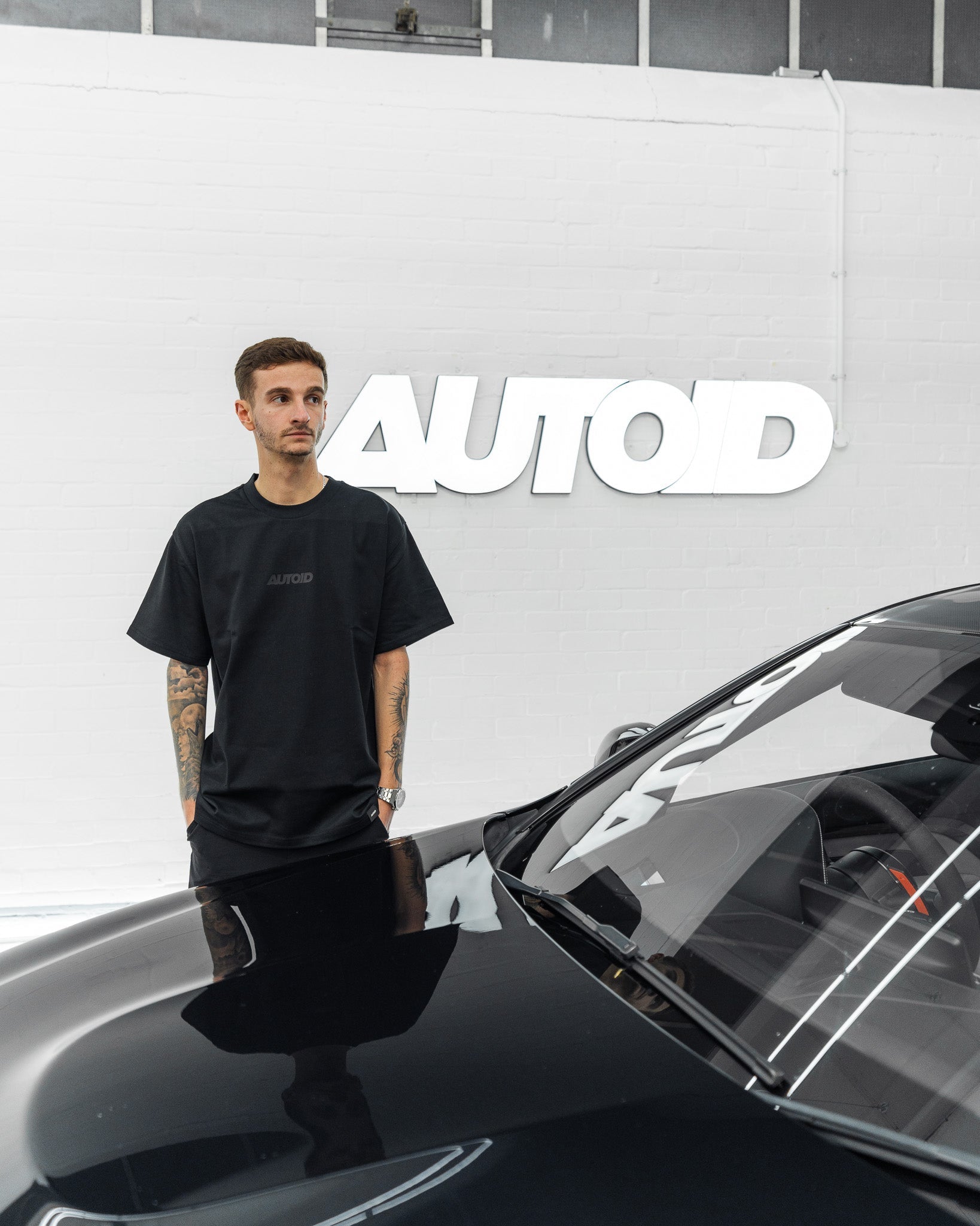 AUTOID Heavy Logo Tee - Black Out - AUTOID® - T-Shirts - AUTOID
