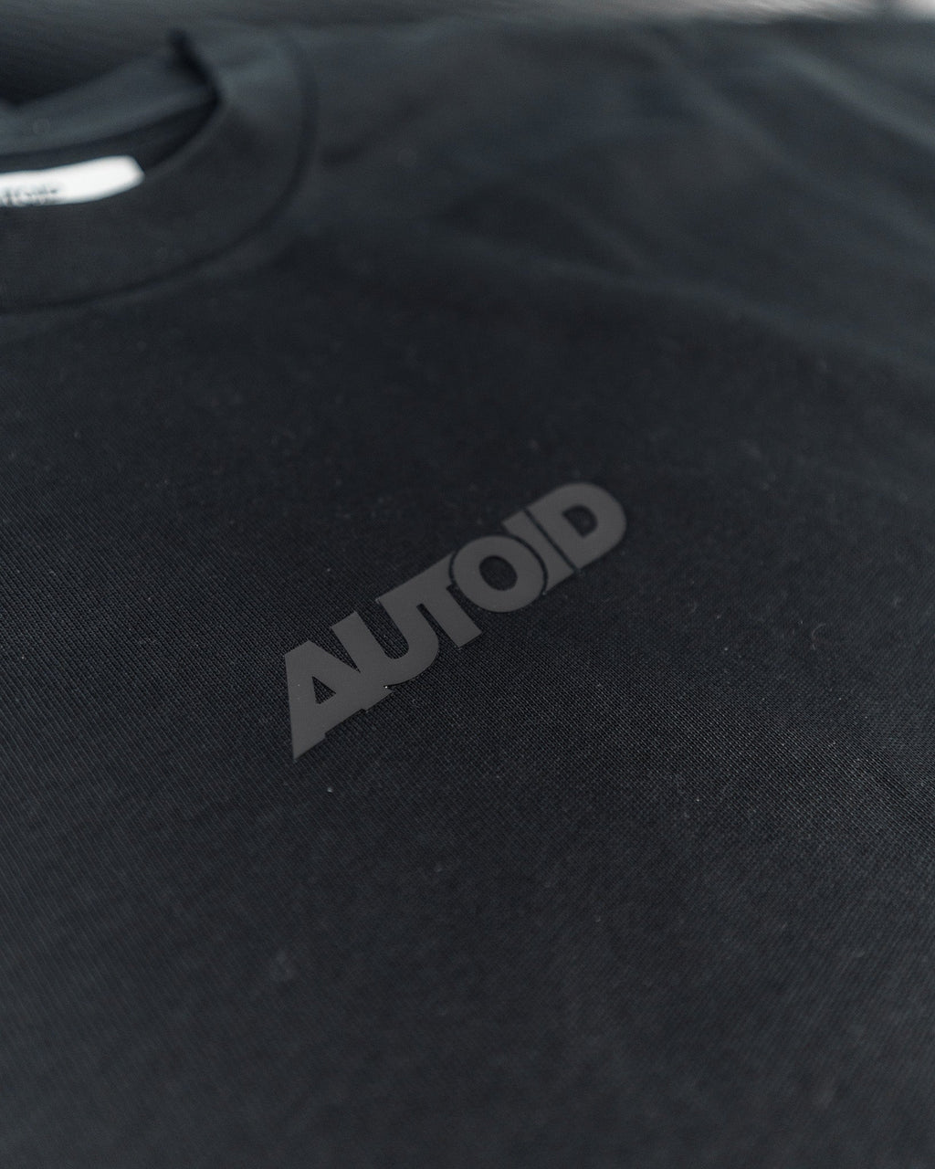 AUTOID Heavy Logo Tee - Black Out - AUTOID® - T-Shirts - AUTOID