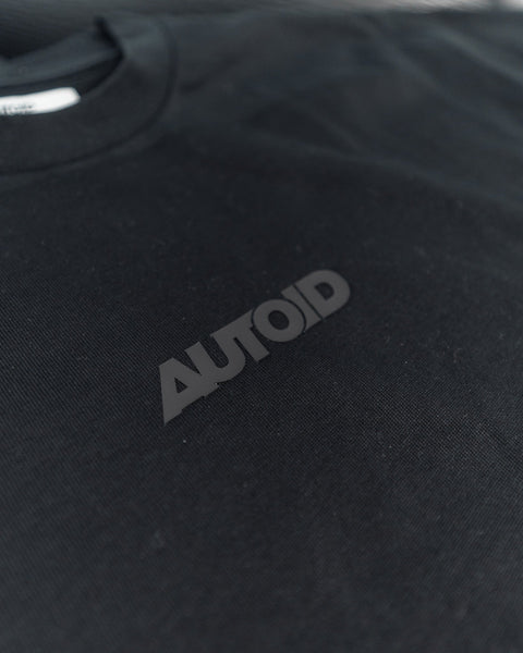 AUTOID Heavy Logo Tee - Black Out - AUTOID® - T-Shirts - AUTOID