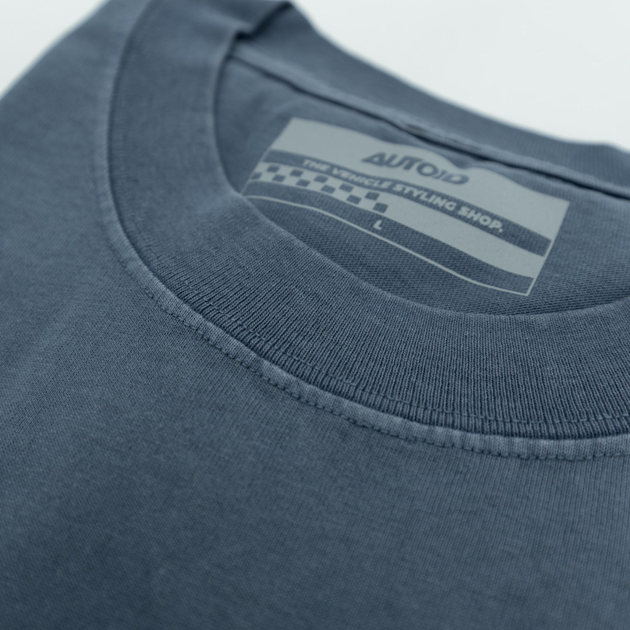 AUTOID Heavy Logo Tee - Indigo - AUTOID - T-Shirts - AUTOID