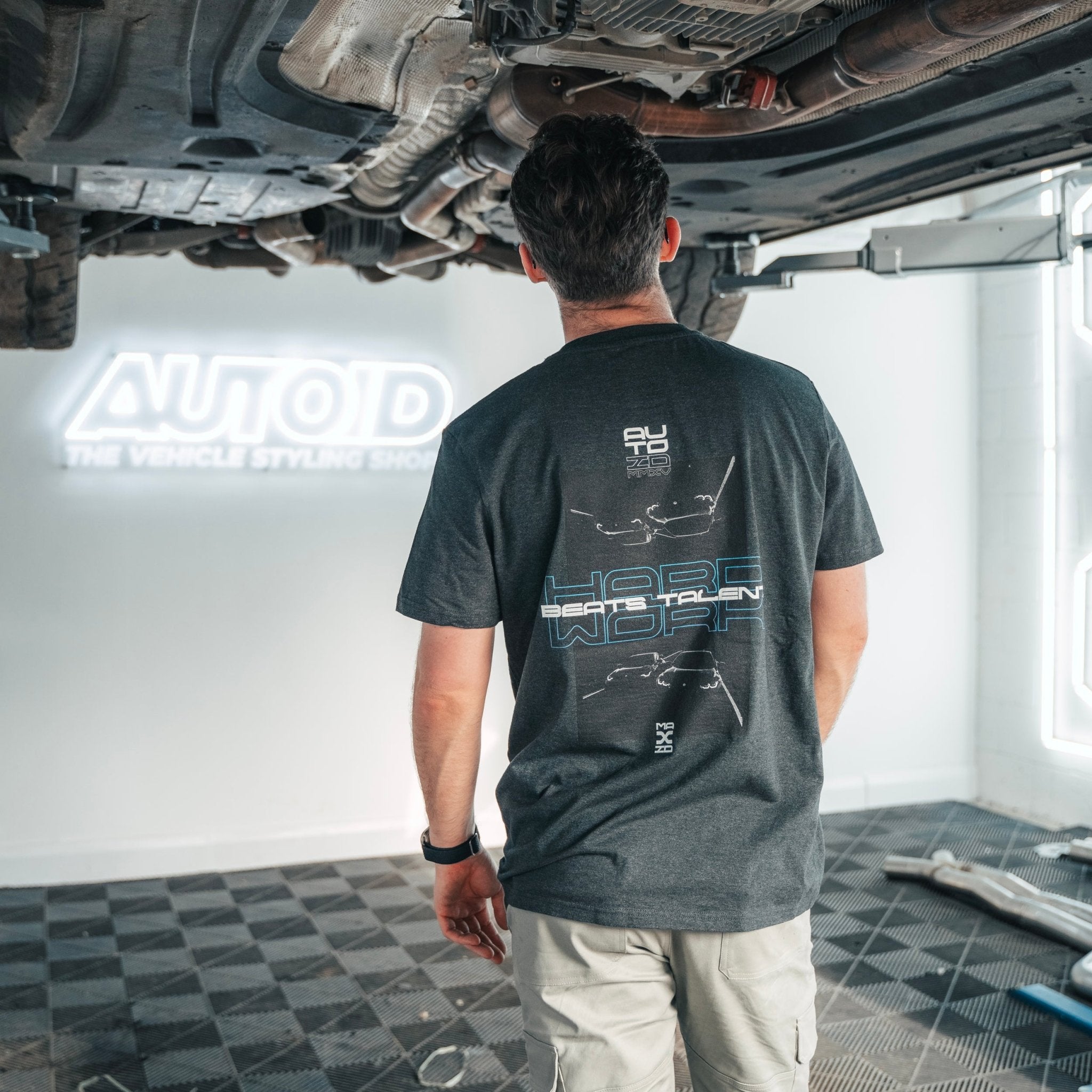 AUTOID x MA "Hard Work Beats Talent" T-Shirt - AUTOID - T-Shirts - AUTOID