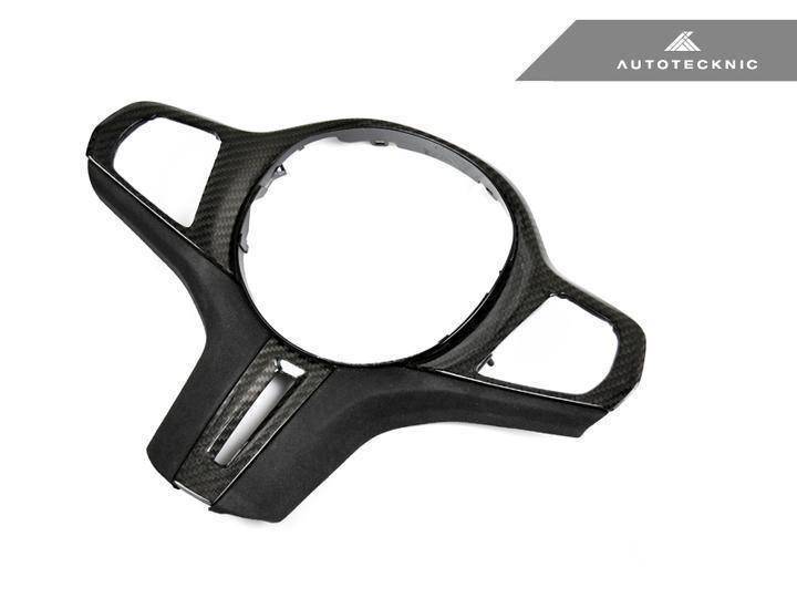 Autotecknic Carbon Fibre Alcantara Steering Wheel Trim for BMW M8 (2018+, F91 F92 F93) - AUTOID - Steering Wheel Trim - AutoTecknic