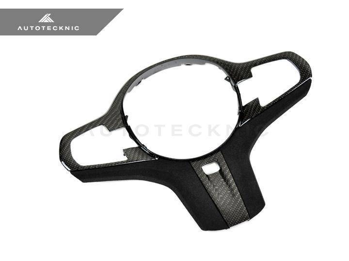 Autotecknic Carbon Fibre Alcantara Steering Wheel Trim for BMW X3 & X4 (2018+, G01 G02) - AUTOID - Steering Wheel Trim - AutoTecknic