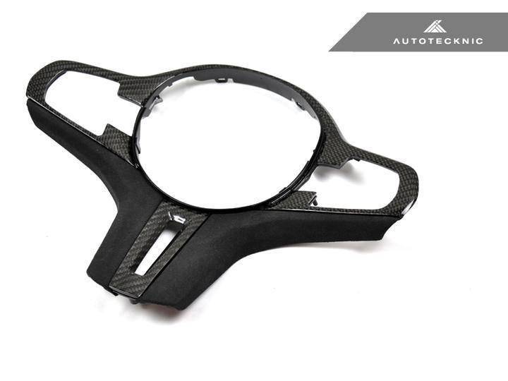 Autotecknic Carbon Fibre Alcantara Steering Wheel Trim for BMW X3 & X4 (2018+, G01 G02) - AUTOID - Steering Wheel Trim - AutoTecknic