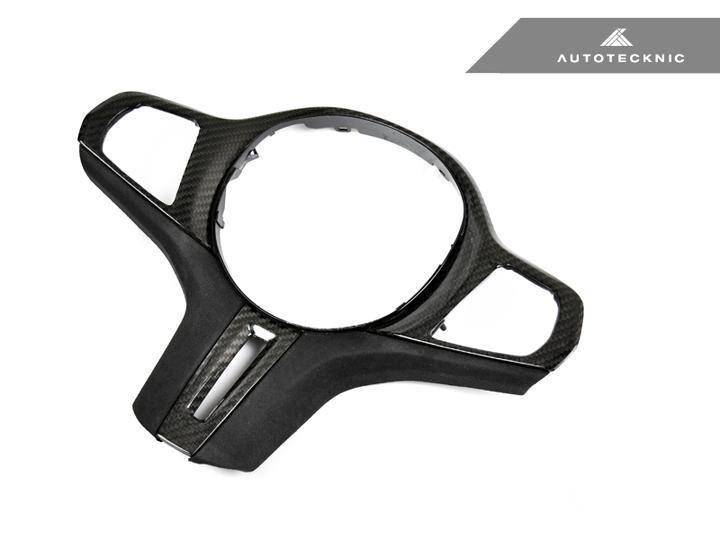 Autotecknic Carbon Fibre Alcantara Steering Wheel Trim for BMW X3M & X4M (2019+, F97 F98) - AUTOID - Steering Wheel Trim - AutoTecknic