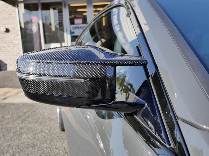 Autotecknic Carbon Fibre M - Inspired Wing Mirror Covers for 3 Series G20 & 4 Series G22 (2018+, G2X) - AUTOID - Vehicle Dress Up Caps & Covers - AutoTecknic