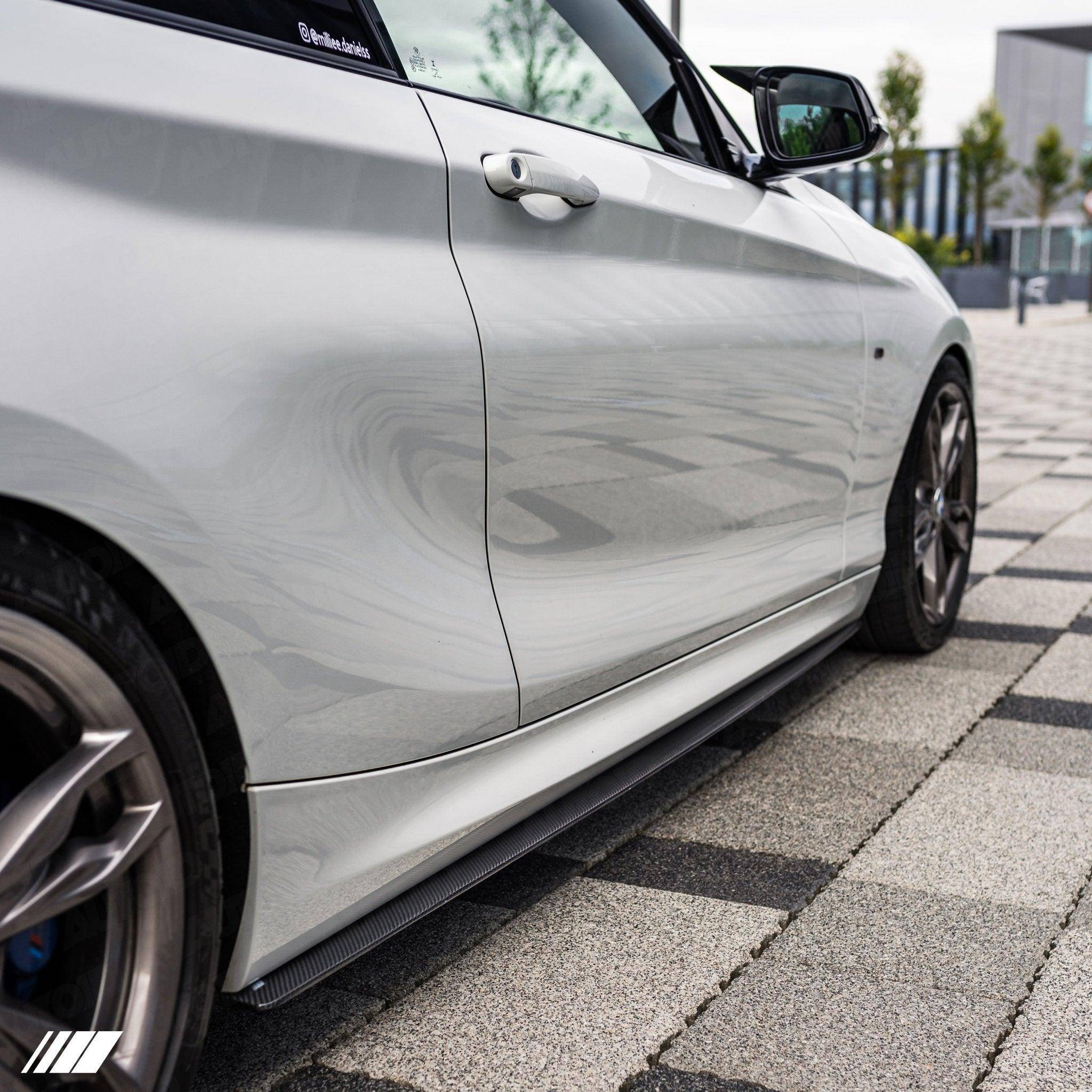 BMW 1 Series F20 & 2 Series F22 Carbon Fibre Performance Side Skirts by FORM (2014-2020) - AUTOID® - Side Skirts & Winglets - FORM Industries