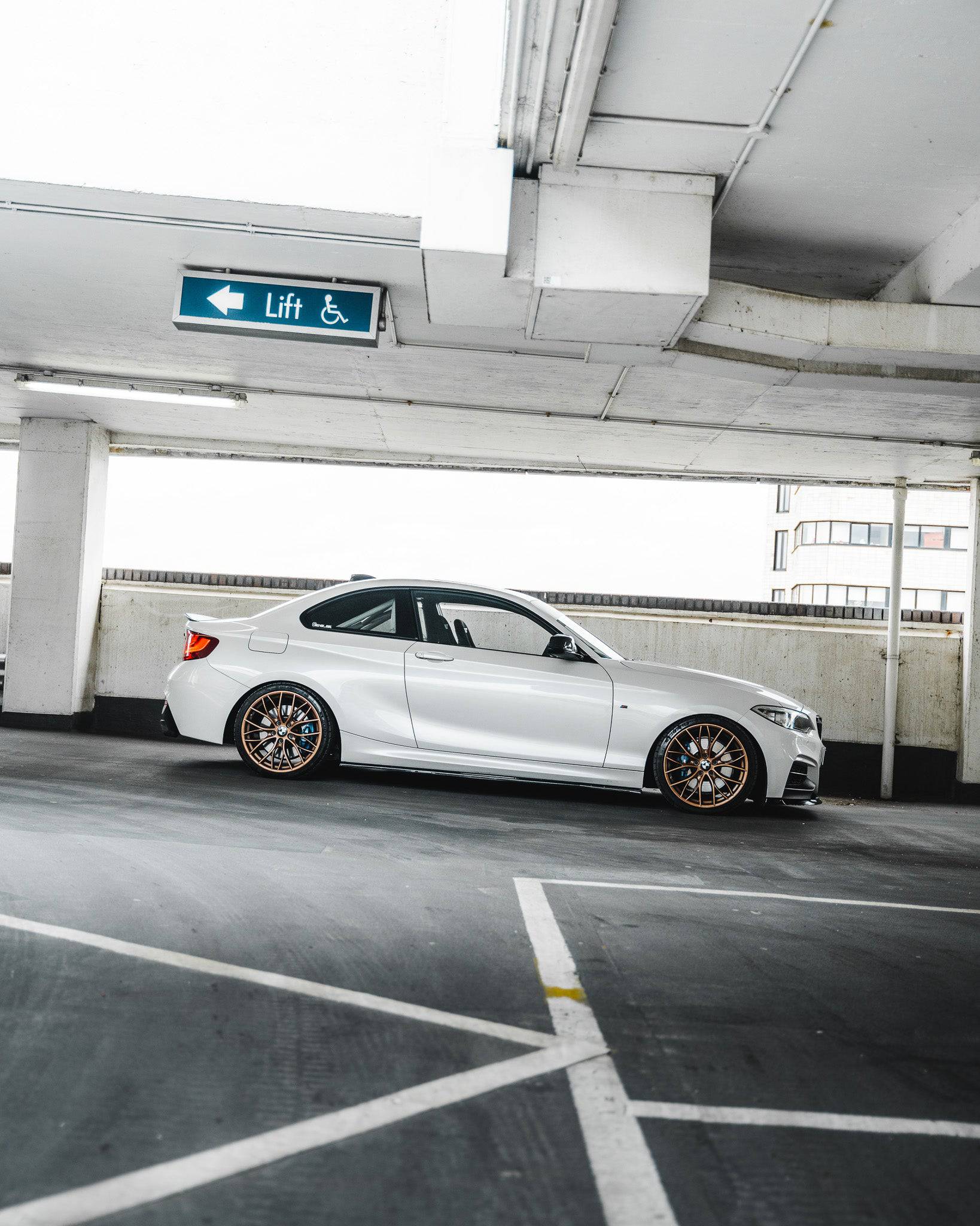 BMW 1 Series F20 F21 & 2 Series F22 EVO-1 Gloss Black Side Skirts by ZAERO (2011-2019) - AUTOID® - Side Skirts & Winglets - Zaero Design
