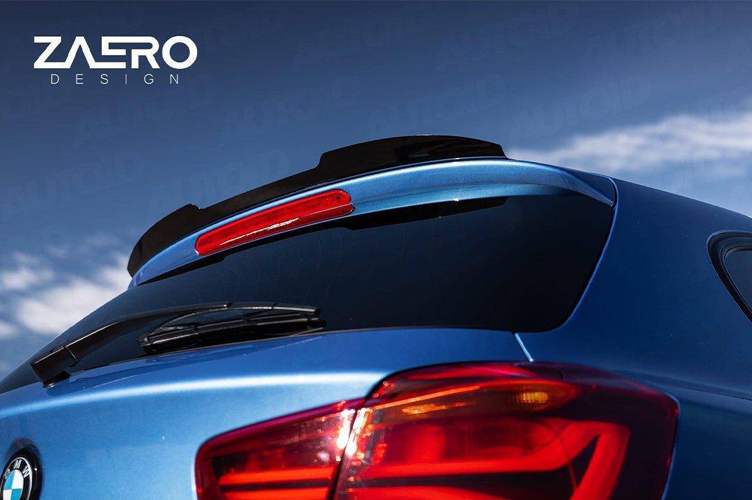 BMW 1 Series F20 F21 EVO-1 Gloss Black Rear Spoiler Lip by ZAERO (2011-2019) - AUTOID® - Rear Spoilers - Zaero Design