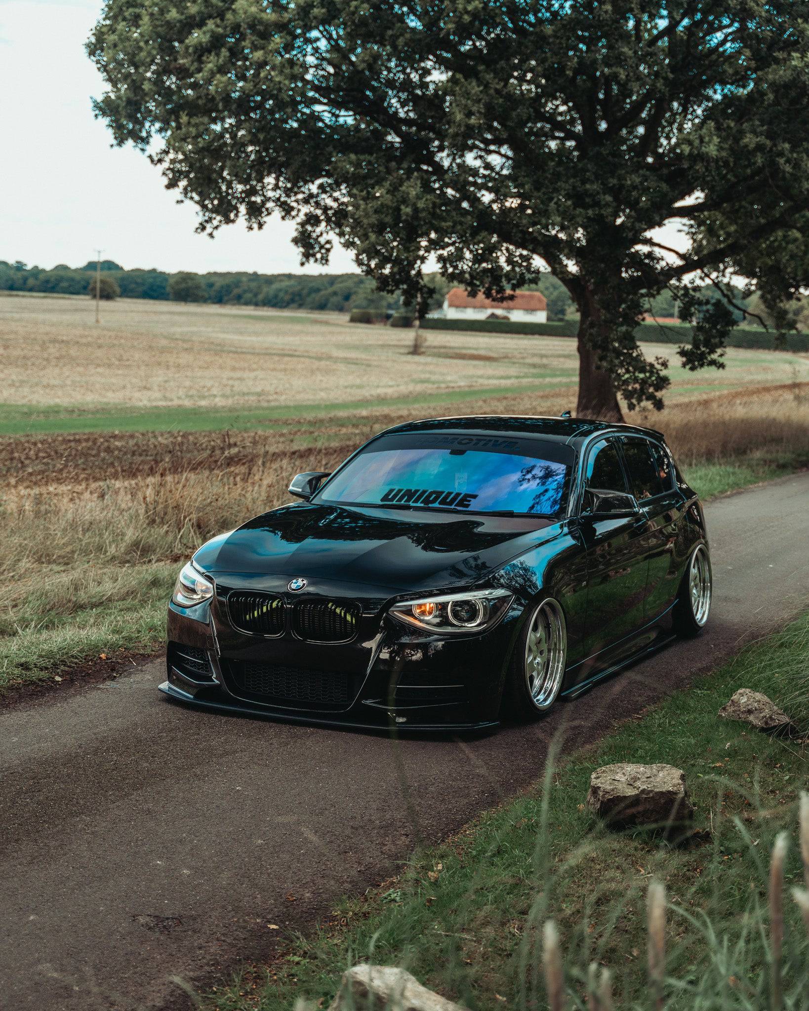 BMW 1 Series F20 Pre-LCI EVO-1 Gloss Black Front Splitter by ZAERO (2011-2015) - AUTOID® - Front Lips & Splitters - Zaero Design