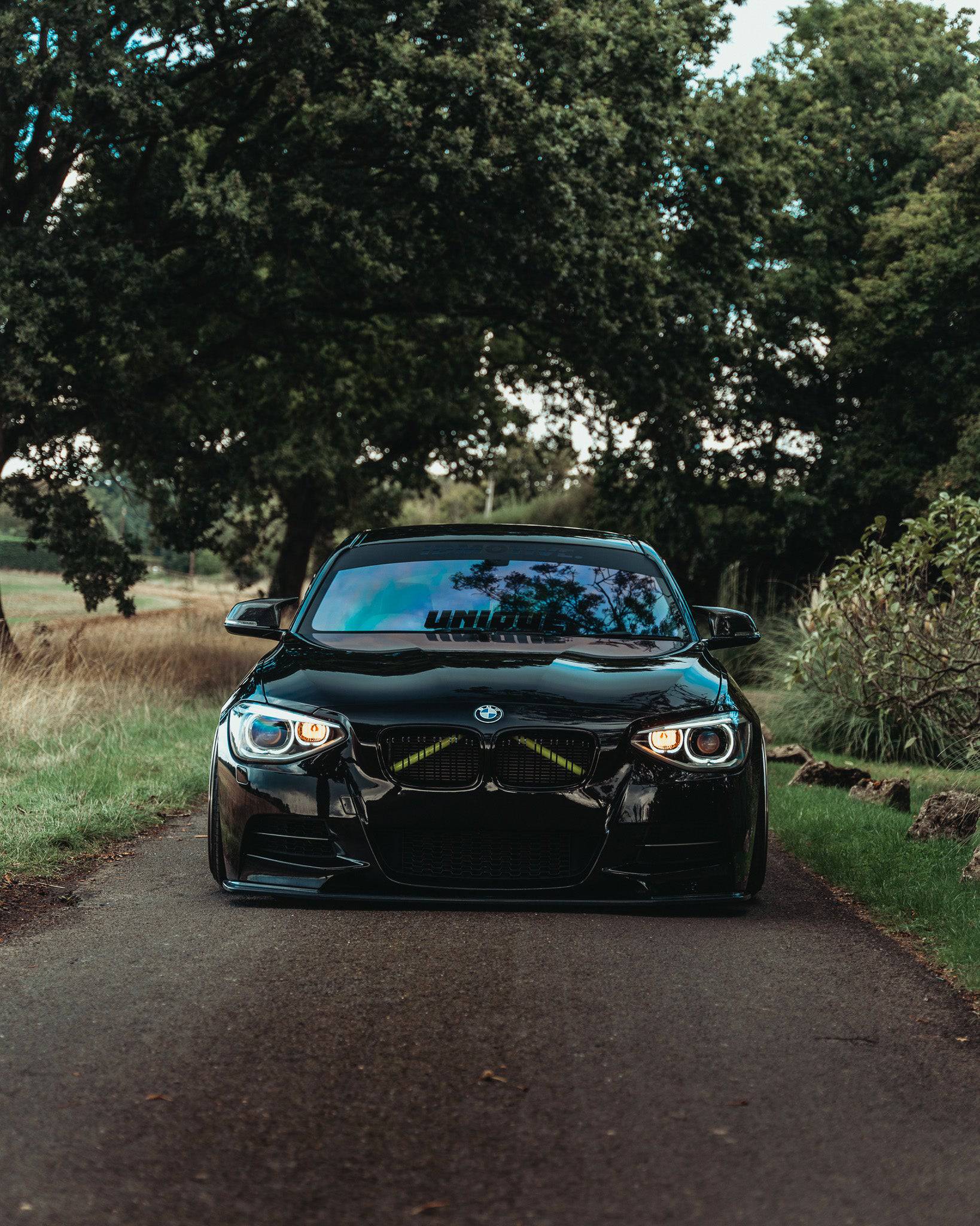 BMW 1 Series F20 Pre-LCI EVO-1 Gloss Black Front Splitter by ZAERO (2011-2015) - AUTOID® - Front Lips & Splitters - Zaero Design