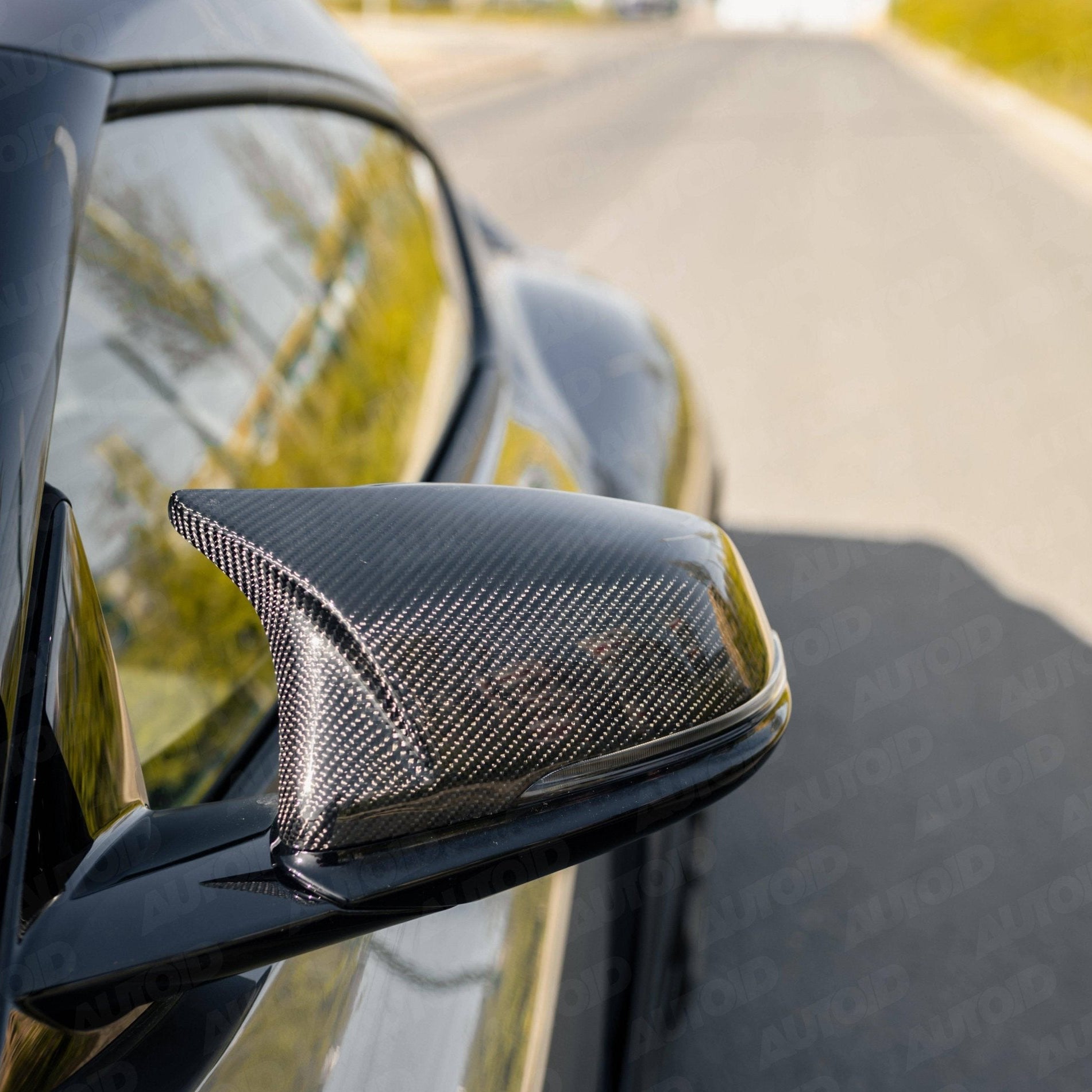 BMW 1 Series F40, 2 Series F44 & Toyota Supra Pre - Preg Carbon Fibre M Style Mirror Covers by TRE (2019+) - AUTOID - Mirror Covers - TRE