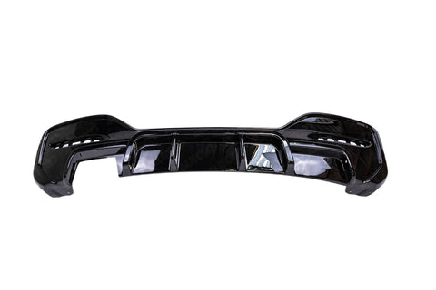 BMW 1 Series M Sport F20 F21 LCI Single Exit (118i 120i 120d 125i) EVO-1 Gloss Black Rear Diffuser by ZAERO (2015-2019) - AUTOID® - Rear Diffusers - Zaero Design