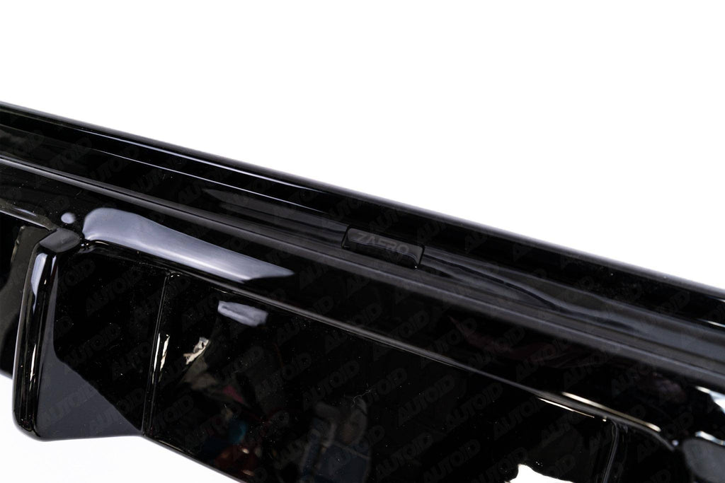 BMW 1 Series M Sport F20 F21 LCI Single Exit (118i 120i 120d 125i) EVO-1 Gloss Black Rear Diffuser by ZAERO (2015-2019) - AUTOID® - Rear Diffusers - Zaero Design