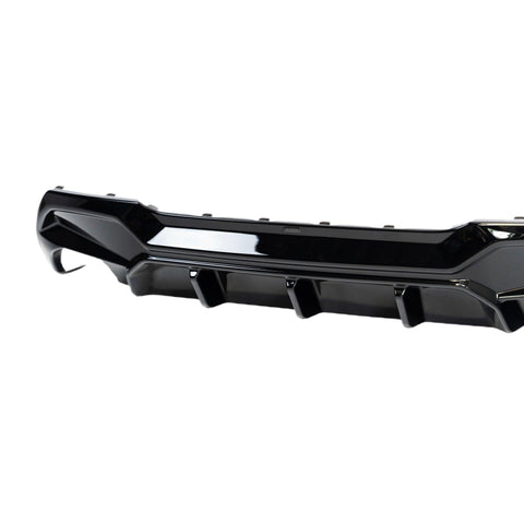 BMW 1 Series M Sport F40 Single Exit (116i 116d 118i 118d) EVO-1 Gloss Black Rear Diffuser by ZAERO (2019-2024) - AUTOID® - Rear Diffusers - Zaero Design