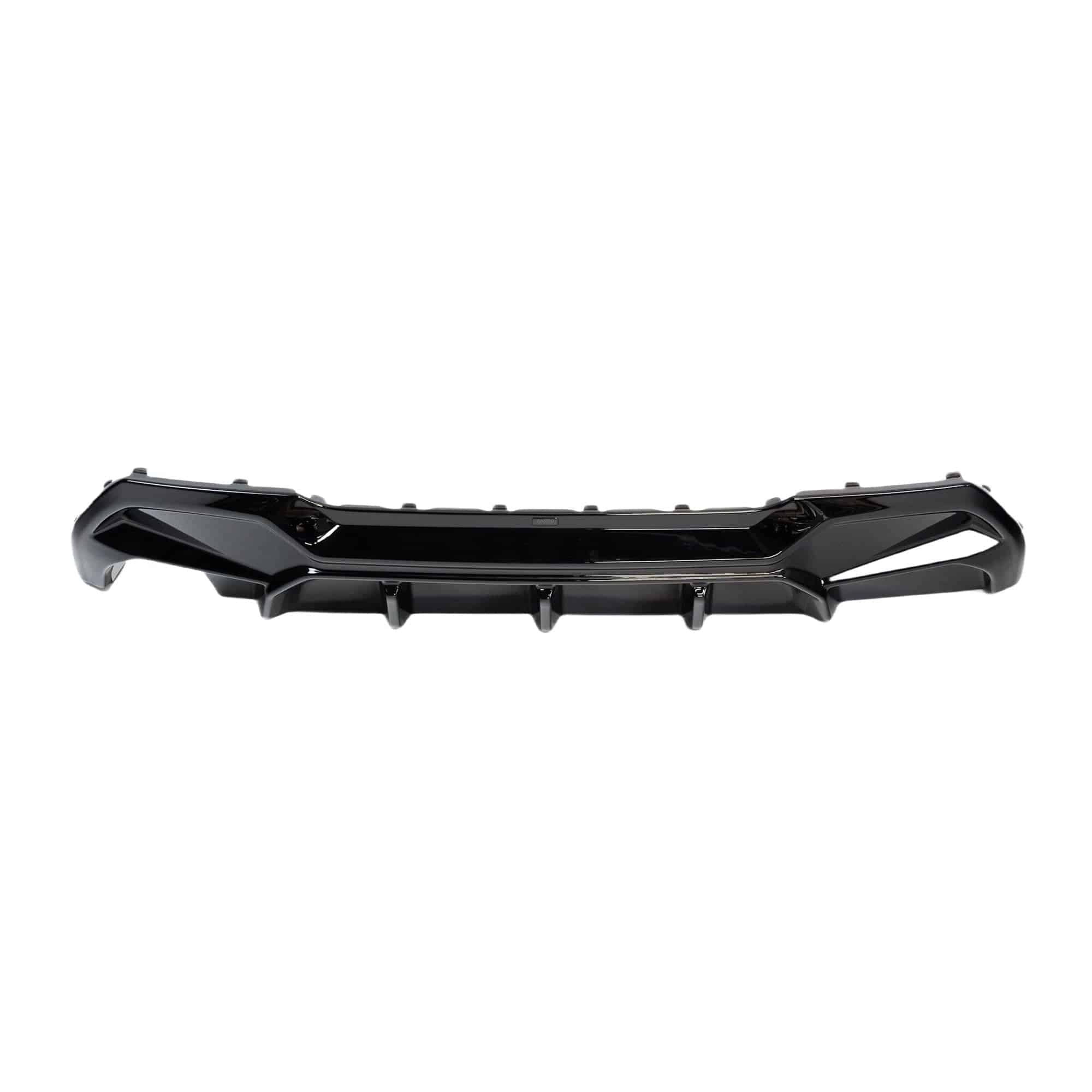 BMW 1 Series M Sport F40 Single Exit (116i 116d 118i 118d) EVO-1 Gloss Black Rear Diffuser by ZAERO (2019-2024) - AUTOID® - Rear Diffusers - Zaero Design