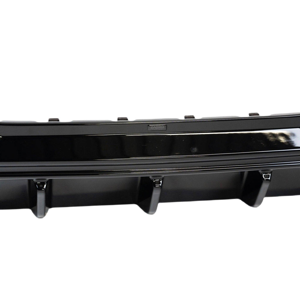 BMW 1 Series M Sport F40 Single Exit (116i 116d 118i 118d) EVO-1 Gloss Black Rear Diffuser by ZAERO (2019-2024) - AUTOID® - Rear Diffusers - Zaero Design