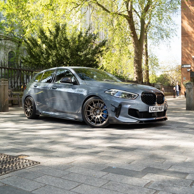 BMW 1 Series M Sport & M135i F40 Pre-Preg Carbon Fibre Front Splitter (2019-2024) - AUTOID® - Front Lips & Splitters - CT Design