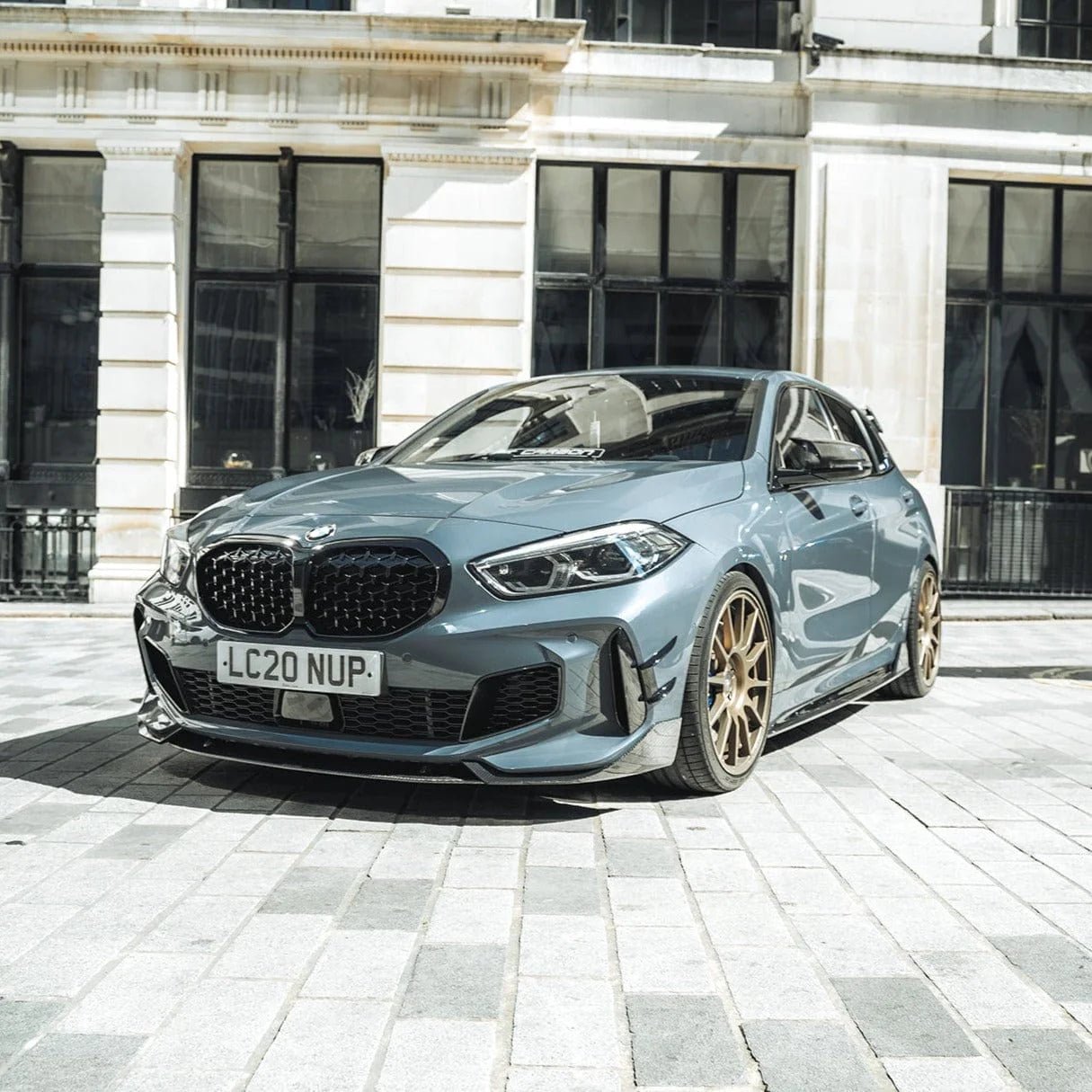 BMW 1 Series M Sport & M135i F40 Pre - Preg Carbon Fibre Front Splitter (2019+) - AUTOID - Front Lips & Splitters - CT Design