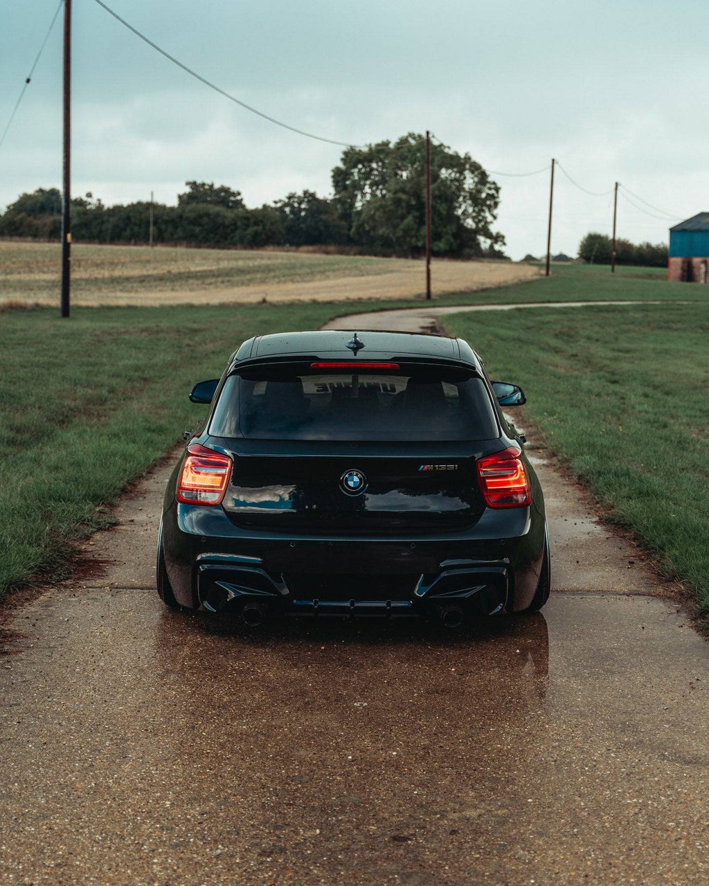 BMW 1 Series & M135i F20 F21 Pre-LCI EVO-1 Gloss Black Rear Diffuser by ZAERO (2011-2015) - AUTOID® - Rear Diffusers - Zaero Design