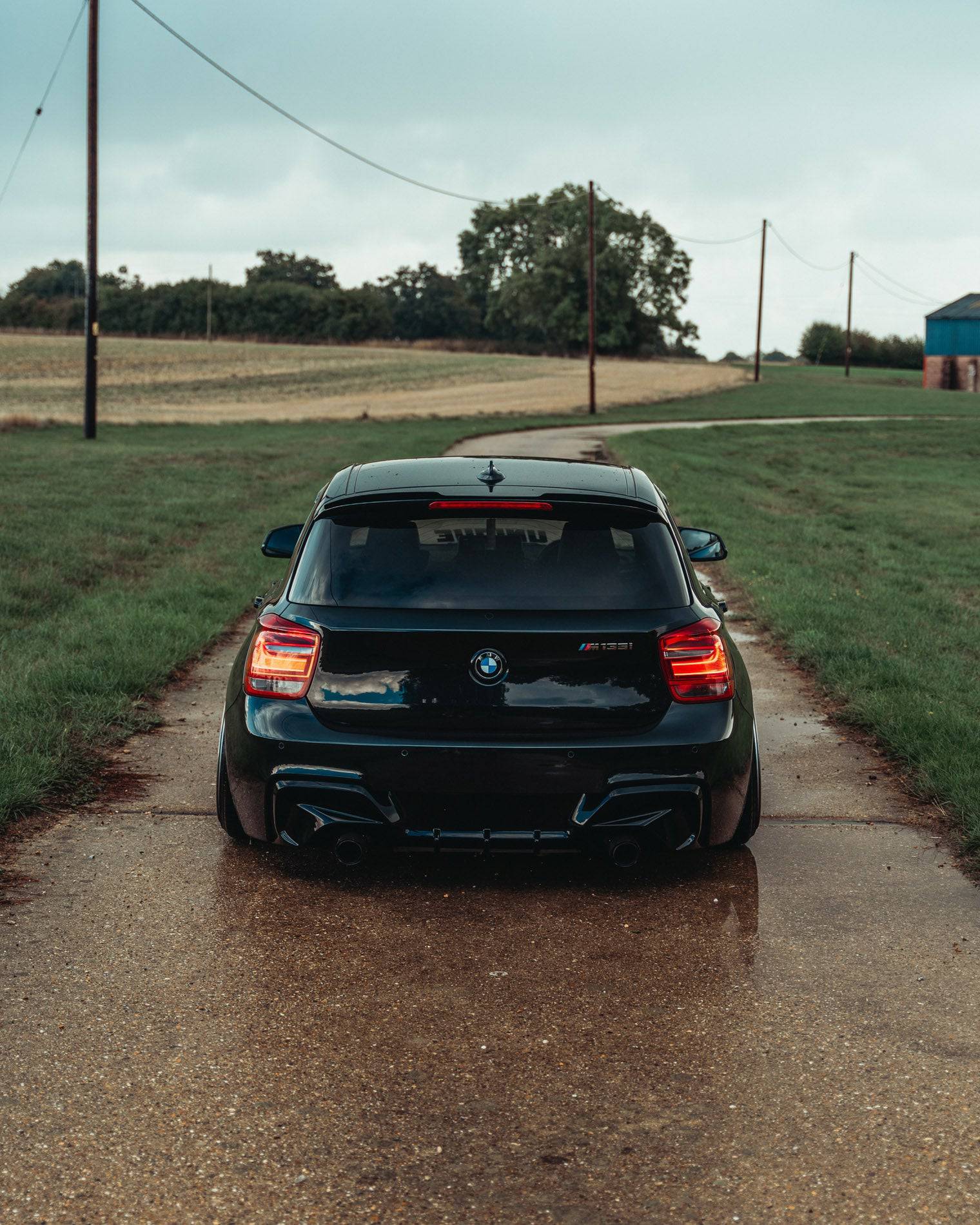 BMW 1 Series & M135i F20 F21 Pre-LCI EVO-1 Gloss Black Rear Diffuser by ZAERO (2011-2015) - AUTOID® - Rear Diffusers - Zaero Design