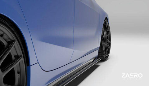BMW 1 Series & M135i F40 EVO-1 Gloss Black Side Skirts by ZAERO (2019-2024) - AUTOID® - Side Skirts & Winglets - Zaero Design