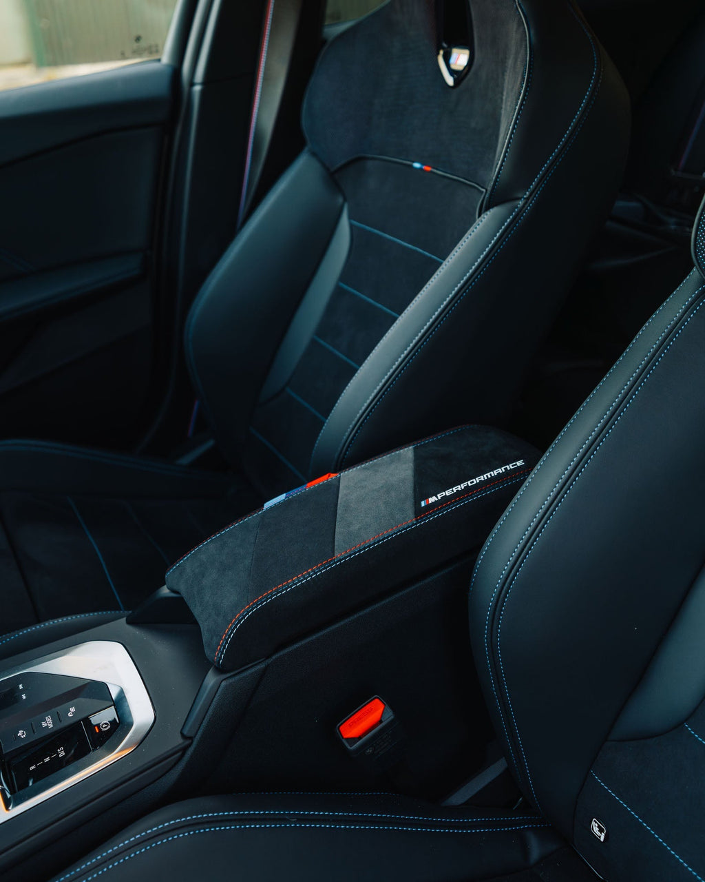 BMW 1 Series, M135i F40 & F70 Genuine M Performance Alcantara Armrest (2019+) - AUTOID® - Interior - BMW M Performance