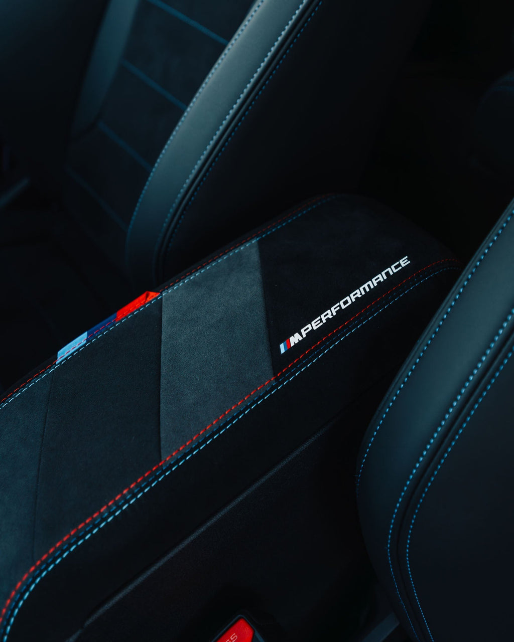 BMW 1 Series, M135i F40 & F70 Genuine M Performance Alcantara Armrest (2019+) - AUTOID® - Interior - BMW M Performance