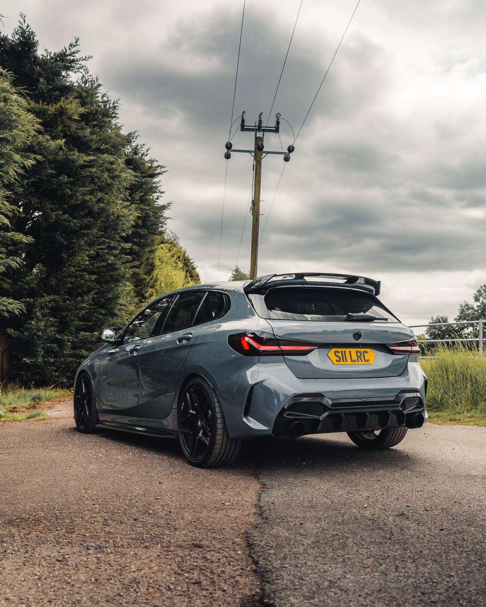 BMW 1 Series, M135i F40 & F70 Gloss Black Performance Rear Wing Spoiler by FORM (2019+) - AUTOID® - Rear Spoilers - FORM Industries