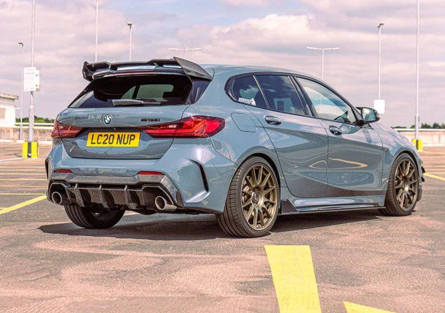 BMW 1 Series & M135i F40 & F70 Pre-Preg Carbon Fibre Spoiler Rear Wing (2019+) - AUTOID® - Rear Wings - CT Design