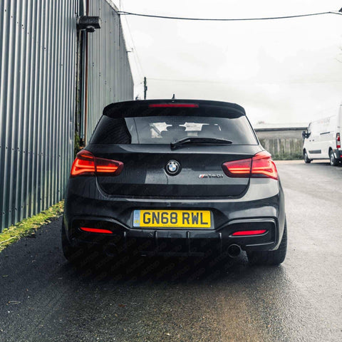 BMW 1 Series, M135i & M140i F20 F21 Gloss Black Performance Rear Spoiler by FORM (2011-2019) - AUTOID® - Rear Spoilers - FORM Industries