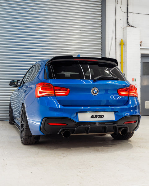 BMW 1 Series, M135i & M140i F20 F21 Gloss Black V2 Rear Spoiler by ZAERO (2011-2019) - AUTOID® - Rear Spoilers - Zaero Design