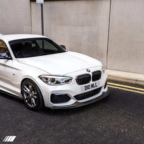 BMW 1 Series, M135i & M140i F20 F21 LCI Carbon Fibre GTS Front Splitter by FORM (2015-2019) - AUTOID® - Front Lips & Splitters - FORM Industries
