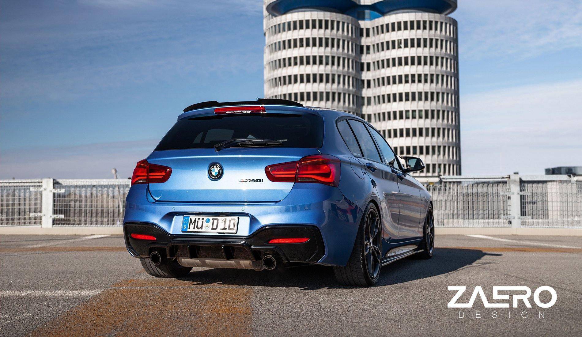 BMW 1 Series, M135i & M140i F20 F21 LCI Gloss Black V1 Body Kit by ZAERO (2015-2019) - AUTOID® - Styling Kit - Zaero Design