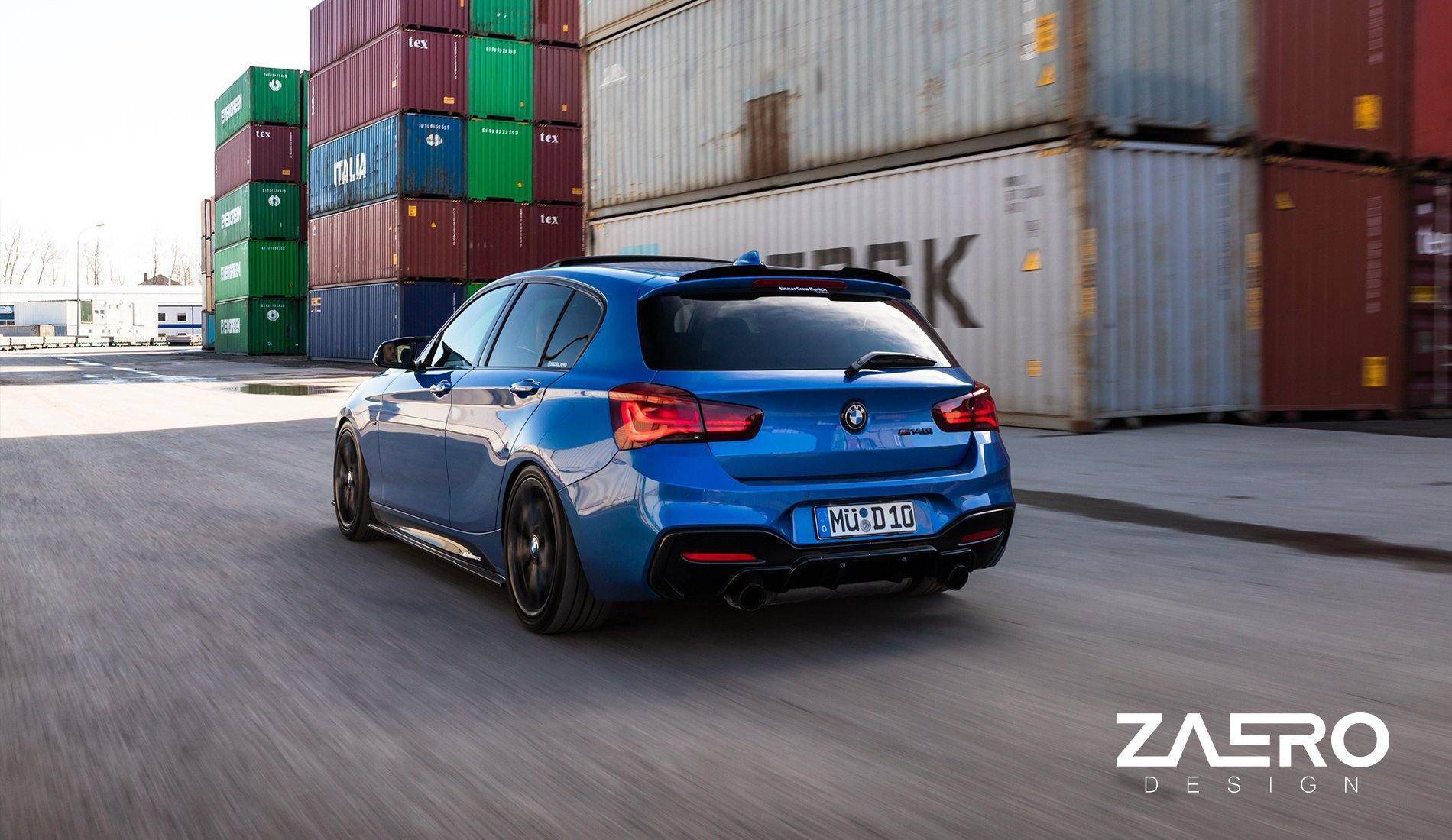 BMW 1 Series, M135i & M140i F20 F21 LCI Gloss Black V1 Body Kit by ZAERO (2015-2019) - AUTOID® - Styling Kit - Zaero Design