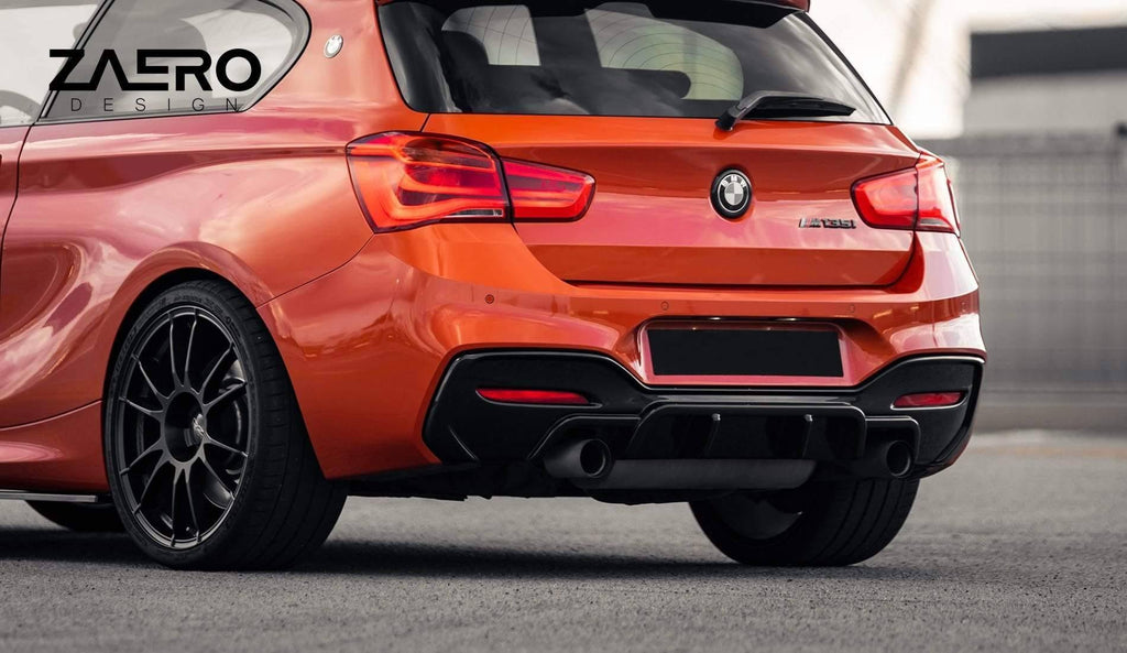 BMW 1 Series, M135i & M140i F20 F21 LCI Gloss Black V1 Body Kit by ZAERO (2015-2019) - AUTOID® - Styling Kit - Zaero Design